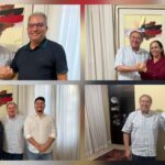 ÁTILA LINS RECEBE PREFEITOS DO AMAZONAS PARA DEFINIR EMENDAS PARLAMENTARES