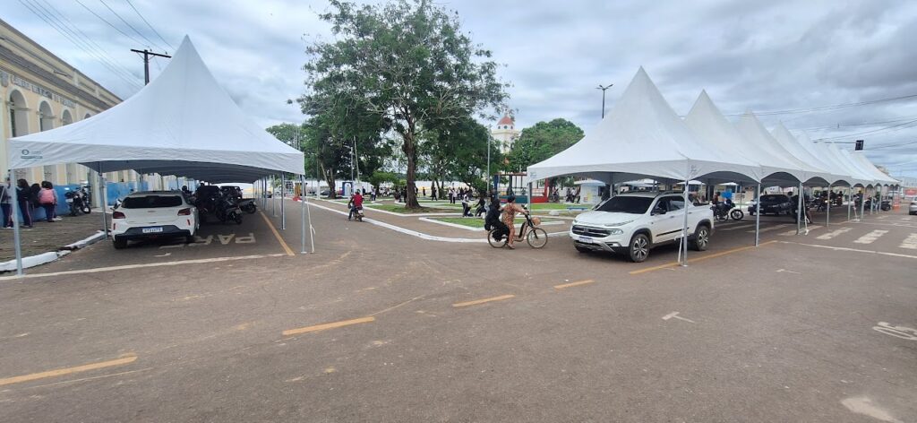 Barracas pra o aniversário de Humaitá