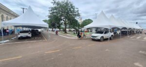 Barracas pra o aniversário de Humaitá