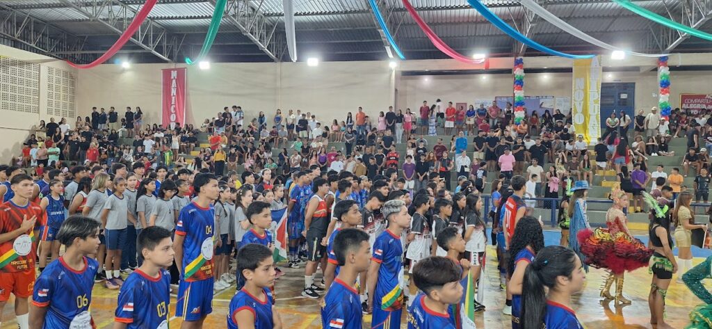 Jogos escolares em Humaitá