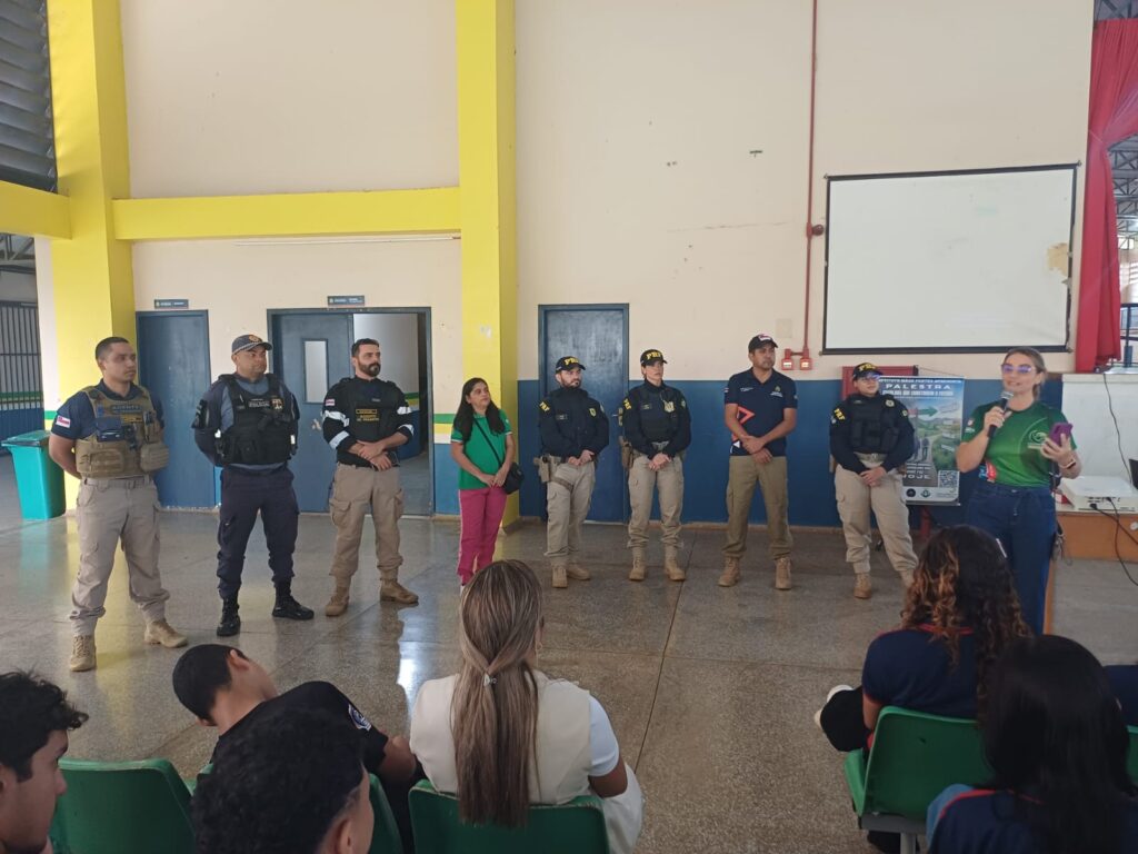 Trânsito palestras em escolas