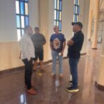 PREFEITO DEDEI LOBO VISITA OBRAS DA CATEDRAL DA IMACULADA CONCEIÇÃO