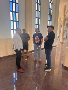Prefeito visita obras da Catedral