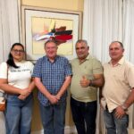 ÁTILA LINS RECEBE PREFEITO DE CANUTAMA E REFORÇA DIÁLOGO SOBRE INVESTIMENTOS PARA O MUNICÍPIO