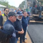 MINISTRO DOS TRANSPORTES E PREFEITO DEDEI LOBO VISTORIAM OBRAS DA BR-319 E GARANTEM CONTINUIDADE DOS SERVIÇOS EM HUMAITÁ