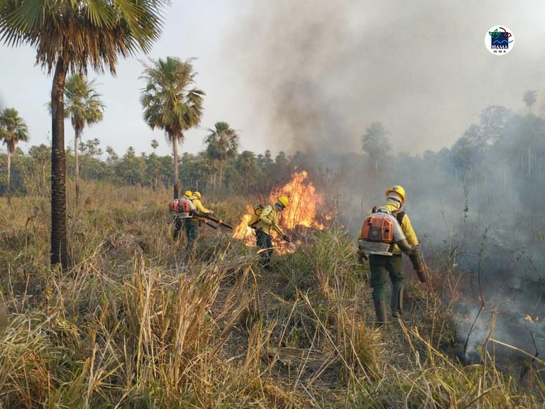 Ações de combate aos incêndios