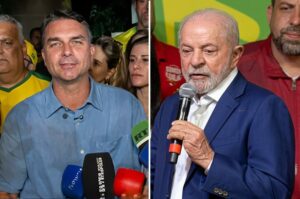 Flávio e Lula no segundo turno