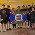 BASQUETE JUVENIL DE HUMAITÁ EMBARCA PARA DISPUTAR OS JOGOS ESCOLARES NACIONAIS EM FOZ DO IGUAÇU