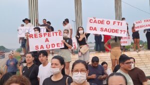 Protesto em Humaitá